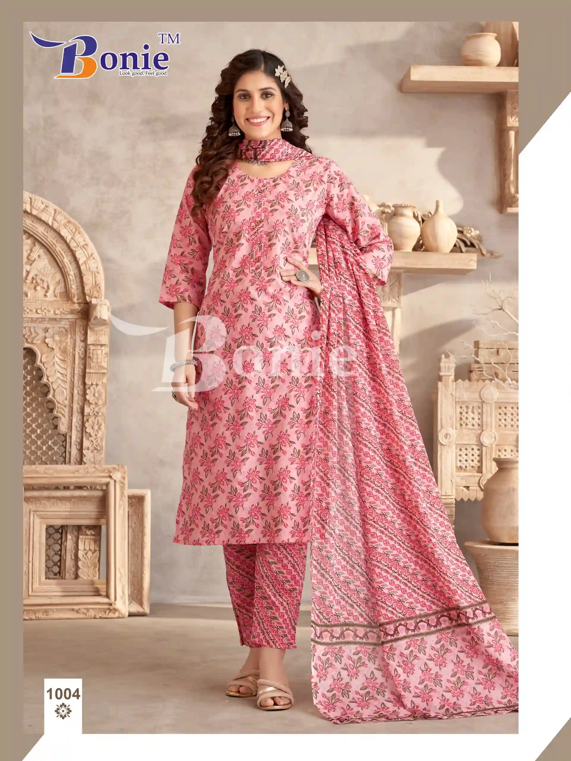Bonie Cotton Candy Pure Fine Cotton Wholesale Readymade Salwar Suit Catalog — Wholesale Salwar Suits, bonie wholesale from Surat - Gallery Image 5